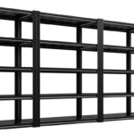 REIBII 48" Wide Garage Storage Shelving Heavy Duty 72" H Garage Shelves 3000LBS Heavy Duty Shelving Adjustable 5 Tier Metal Shelving for Garage Storage Shelving Industrial Shelving Storage Rack, 4P