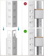 SONGMICS 5-Tier Shelving Unit, Set of 2 Steel Shelving Unit for Storage, Boltless Assembly, for Garage, Shed, Load Capacity 650 kg Each, 30 x 75 x 150 cm, Silver GLR030E02 - Image 6