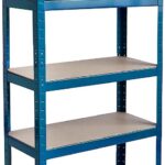 Home Vida 5 Tier Heavy Duty Shelf Storage Steel Shelving Rack Heavy Duty Kitchen Garage Racking, 875 kg Capacity, Large, Blue