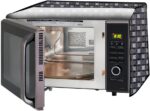The Furnishing Tree Microwave Oven Cover for Samsung 28 L Convection MC28H5145VK/TL Basketweave Pattern Grey