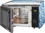 The Furnishing Tree Microwave Oven Cover for LG 28 L Convection MC2886BRUM Surface Pattern Blue