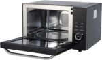 SMETA Microwave Oven with Grill and Convection, 34L Solo Microwave Ovens 52cm 1000W 8-in-1 Combo, Air Fryer Easy to Clean Low Temp Control, Deodorization, Child Lock for Kitchen, Office, Black - Image 7