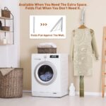 Wall Mounted Drying Rack Clothes Hanger Folding Wall Coat Racks Aluminum Home Storage Organiser Space Savers - Image 7