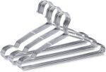 Clothes Coat Hangers 30 Pack, Wire Hangers Heavy Duty Stainless Steel Hangers With Non Slip Grooves, Strong & Durable, For Suits,Coats,Dresses,Jackets,Pants & Formal Wear
