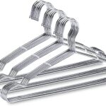 Clothes Coat Hangers 30 Pack, Wire Hangers Heavy Duty Stainless Steel Hangers With Non Slip Grooves, Strong & Durable, For Suits,Coats,Dresses,Jackets,Pants & Formal Wear