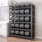 Garage Shelves Heavy Duty Storage Shelves, 5-Tier Adjustable Garage Shelving Units, Boltless Assembly, Metal Storage Rack For Warehouse Basement Pantry Office(100x35x160cm)
