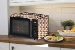 Stylista Microwave Oven Cover for Samsung 32 L Convection MC32K7055QT, Geometric Pattern - Image 3