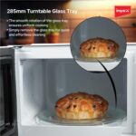Impex 25L Digital Grill Microwave Oven with850W Power, 9 Preset Menus, 1000W Grill Output, Child SafetyLock,10 Power Levels, Defrost Settings, 285mm Glass Turntable, Timer, Push Button Door_MO 8125DGB - Image 5