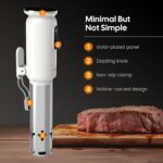 INKBIRD WiFi Sous Vide Machine ISV-101W, Precision Slow Cooker with 3D Water Circulation, 1000W Fast Heating Immersion Circulator, App Preset Menus, Accurate Temp Control & Smart Alerts, TFT Display - Image 6