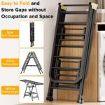 Foldable Clothes Drying Rack, 3 Tier Laundry Dry Rack Height Adjustable Clothes Hanger Stand Drying Racks, Laundry Drying Rack Stand for Sheets Towels & Clothing - Image 2