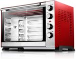 Tact Silver Microwave Oven Built-in Single Electric Oven - High Quality Stainless Steel Convection Halogen Oven Ideal for Roasting, Baking