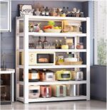 Garage Shelves 6-Tier Metal Shelving Unit, 183cm/198cm High Adjustable Garage Shelves, Industrial Utility Shelf Rack For Garage Warehouse Basement, Boltless Assembly(120x30x183cm) - Image 3