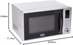 Black & Decker 800W 23 Liter Combination Microwave Oven With Grill, Silver - Mz2310Pg"Min 1 year manufacturer warranty" - Image 5