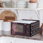 Dream Care Grey Colored Printed Microwave Oven Cover for IFB 23 Liters Convection Microwave Oven 23BC4