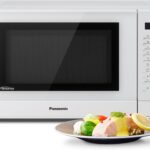 Panasonic NN-ST45KWEPG Inverter Microwave Oven with Turntable, 32 Litres, Stainless Steel, 1000 W, 21 Automatic Programmes, 7 Power Levels, LCD Display, Junior Menu, White