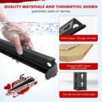 2020LBS Storage Shelves 5 Tier Garage Shelving Heavy Duty Adjustable Garage Shelves, Utility Rack Shelf, Shelving Units for Storage Warehouse Pantry Closet, 35.5" W x 11.9" D x 72" H, Black - Image 5