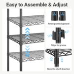 VIPEK L4 Garment Rack L Shaped Clothes Rack for Corner, Freestanding Portable Wardrobe Closet Heavy Duty Clothing Rack with 3 Hanging Rods & 2 Side Hooks, 43.3"Lx29.1"Wx76.4"H, Max Load 750LBS, Black - Image 7