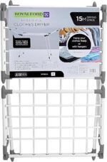 Royalford Multi-Functional Highly Durable and Foldable Clothes Drying Rack, 175 x 40 x 108 cm - Image 5