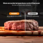 INKBIRD WiFi Sous Vide Machine ISV-101W, Precision Slow Cooker with 3D Water Circulation, 1000W Fast Heating Immersion Circulator, App Preset Menus, Accurate Temp Control & Smart Alerts, TFT Display - Image 5