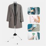 MOTIM Garment Hanger For Steaming Clothes, Steam Rack For Clothes, Handheld Garment Steamer Rack, Clothes Hanger Steamer Hanger standing, Steam Iron Stand - Image 2