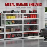 59" Garage Shelving，Basement Shelving Utility Shelf Rack, Shelving Metal Units, Adjustable 5 Tier Shelf and Storage Metal Rack， for Storage Rack Garage Shelves, 39.4 "W * 15.7 "D - Image 3