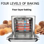Oven Single Fan Stainless Steel A Energy Rating Solo Microwave Oven in Silver Tact Premium Convection Halogen Oven Cooker Ideal for Roasting,Baking Aesthetic and practical - Image 4