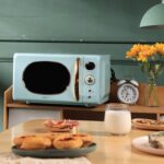 Countertop microwave Electric Food Oven Home Appliance Micro-wave Oven Household Kitchen Convection Oven(Dark blue) - Image 2