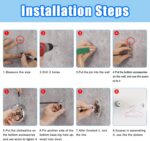 PINKE Retractable Clothesline, 304 Stainless Steel Clothes Dryer Laundry Line with Adjustable Stainless Steel Rope String Hotel Style Heavy Duty, 9.2 Feets, Laundry Accessories, Round Style - Image 6