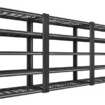 REIBII 72''H Garage Shelving Heavy Duty Garage Storage Shelves 3010LBS Heavy Duty Shelving Adjustable 5 Tier Metal Shelves for Storage Rack,Garage Shelves Utility Shelf 4PC,72" H*35.5" W*16" D