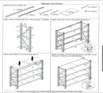 4 Steps Heavy Duty Garage Shelving Units Metal Warehouse 1 Bay Racking Storage Garage Shelving Iron Shelf Capacity 200kg Each Shelves White (100x60x200cm) - Image 3