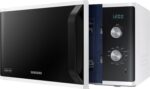 Samsung MG23K3614AW/ET Microwave, Freestanding, Dual Dial MG23K3614AW/ET, Crunch Cooking, Car Defrost, Microwave Grill 800 W 1100 W, 23 L, 49 L x 27.5 H x 39 cm, White - Image 3
