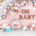 BAMBOOHOMIE Baby Clothing Rack for Baby Shower Pets Dolls, Baby Clothes Rack with Storage Shelf & Double Rods, Toddler Clothes Rack, Mini Closet Baby Shower Rack (White) - Image 6
