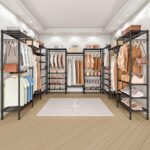Garment Rack, Heavy Duty Clothes Rack Hanger Stand for Clothes, Freestanding Clothing Rack, Durable Closet Organizer Storage, Expandable Metal Wardrobe Rack for Bedroom, Living Room (Black) - Image 6