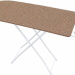 Toshionics Ironing Board 90cm x 34cm - Ironing Table with study Steel Legs | 4 Adjustable height Ironing Stand with steel Iron Rest Foldable Multicolor Design