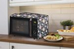 Microwave Oven Top PVC Cover For SAMSUNG 28L MC28H5025VB/TL Convection Microwave Oven Full Closure Cover For SAMSUNG 28 Ltr. With Attractive Digital Prints/Dustproof/Water Resistant-Grey - Image 8