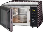 Stylista Microwave Oven Cover for Samsung 28 L Convection MC28H5145VK/TL Floral Pattern Multicolor