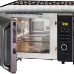Stylista Microwave Oven Cover for Samsung 28 L Convection MC28H5145VK/TL Floral Pattern Multicolor