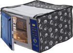 Dream Care Grey Printed Microwave Oven Cover for Samsung 28 Litre Convection Microwave Oven MC28H5025VB/TL - Image 4
