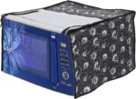 Dream Care Grey Printed Microwave Oven Cover for Samsung 28 Litre Convection Microwave Oven MC28H5025VB/TL - Image 3