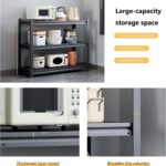 Heavy-Duty 3/5-Tier Metal Shelving Unit Boltless Design & Adjustable Shelves Industrial Storage Rack for Kitchen Pantry Office (Size: 80x40x80cm) - Image 3