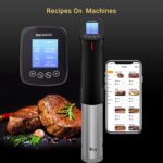 INKBIRD Sous Vide Machine ISV-100W WiFi Precision Cooker 1000W Immersion Circulator with Temperature & Timer Accurate Control, Uniform Heat Circulation, Low Water Protection, Slow Cooking for Steak - Image 7