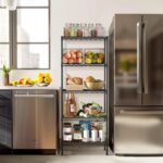 5-Tier Wire Shelving Unit Storage Shelves ，Adjustable Garage Storage Rack, Rust-Resistant Steel Wire Shelves for Kitchen, Bathroom, Laundry Room, Easy Assembly Space-Saving Design