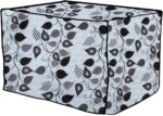 Stylista Microwave Oven Cover for Samsung 28 L Convection MC28H5025VK Petals Pattern Grey - Image 7