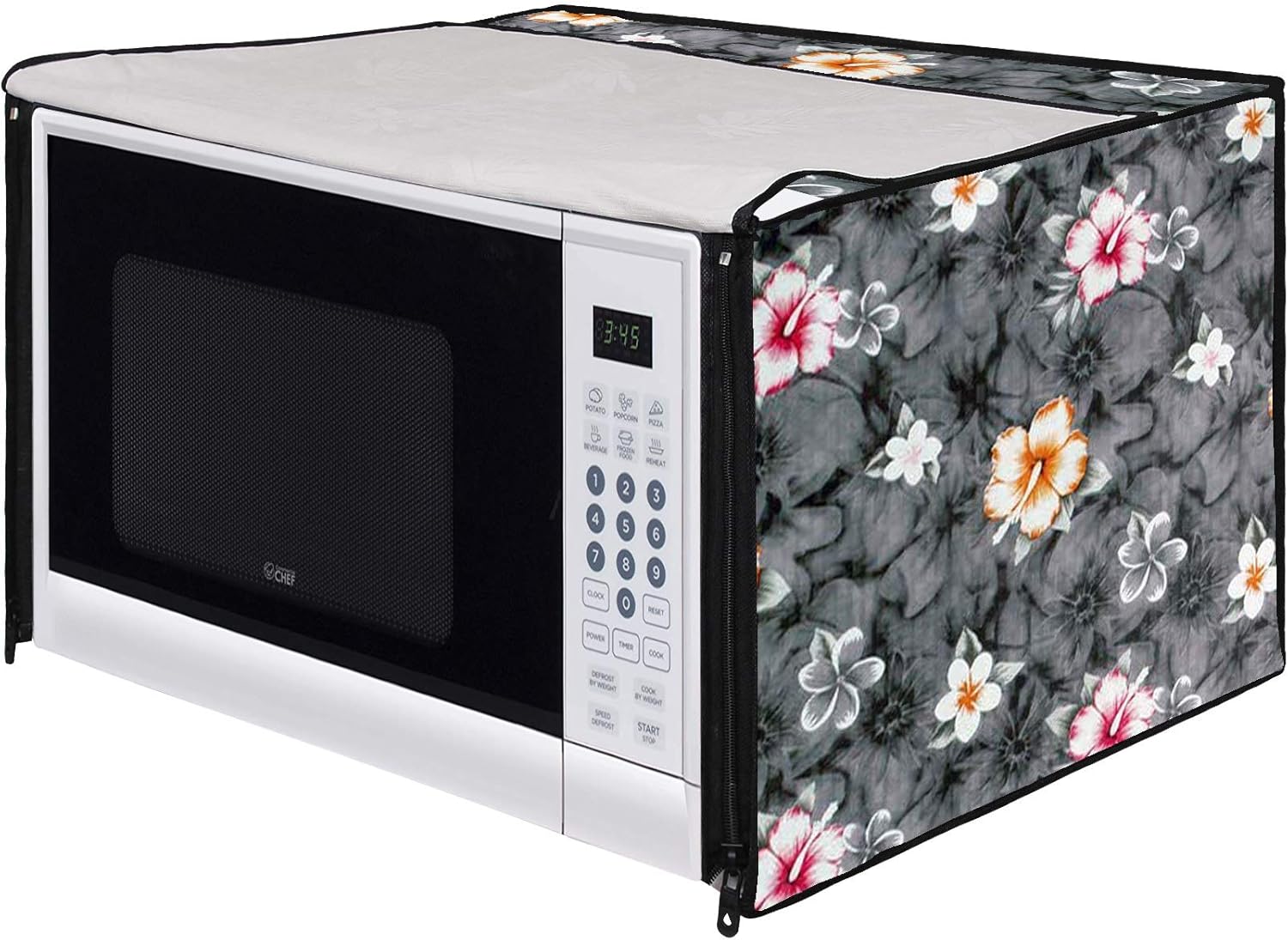 71UjgOPbXBL._AC_SL1500_.jpg Star Weaves Microwave Oven Cover for Godrej 23 Litre Convection Microwave Oven GMX 23CA1 MKM, Design87 - Image 1