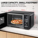 Toshiba Black Microwave, 25 Litres, 900 W, with Original Inverter, Defrost Cook, 10 Levels, 7 Automatic Menus, Clock and Timer, Easy Cleaning, Perfect for Pizza - Image 3