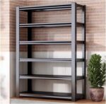 Garage Shelves 6-Tier Metal Shelving Unit, 183cm/198cm High Adjustable Garage Shelves, Industrial Utility Shelf Rack For Garage Warehouse Basement, Boltless Assembly(150x40x198cm) - Image 3