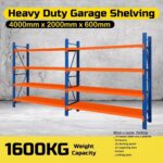 4m Industrial Storage Metal Garage Warehouse Shelves Shelving Rack 1600kg - Image 2