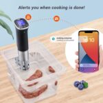 INKBIRD WiFi Sous Vide Machine ISV-300W Immersion Circulator IPX7 Waterproof Precision Culinary Cooker Remote Control with App Precise ±0.1°C Temperature Control Perfect for Sous Vide Cooking at Home - Image 5