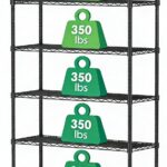 Metal Storage Shelves with Wheels, 6-Tier Rolling Shelf Adjustable Wire Shelving Rack Organizer Utility Storage Rack Shelving Unit for Home Kitchen Garage Pantry (6-Tier Shelf)