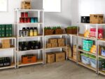 Monzana® Heavy-Duty Free Standing Shelf | 875kg Capacity | 5 Tier | MDF Shelf Panels | Boltless Storage Shelves | Garage Basement Shed Workshop Racking | 180 x 90 x 40cm | Silver - Image 8